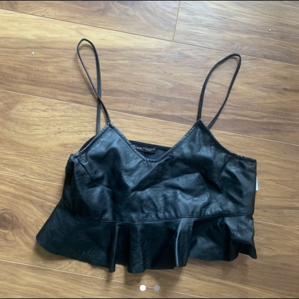 Black Zara Crop Top